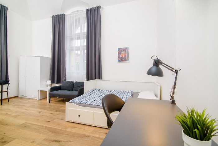 Furnished studio for rent in an attractive location of Prague 2 – New Town