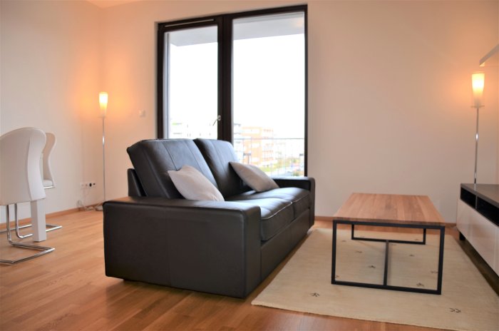 Furnished 1-Bedroom Apartment with Balcony and Parking in Loosova Háje, Prague 11