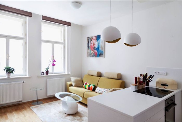 Modern Fully Furnished 1-Bedroom Apartment, 55.7 m² – Kubelíkova, Prague 3
