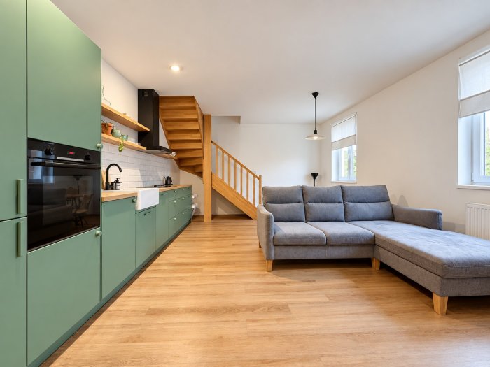 Modern Two-Bedroom Duplex Apartment with a Balcony for Sale – Bělohorská Street, Břevnov, Prague 6