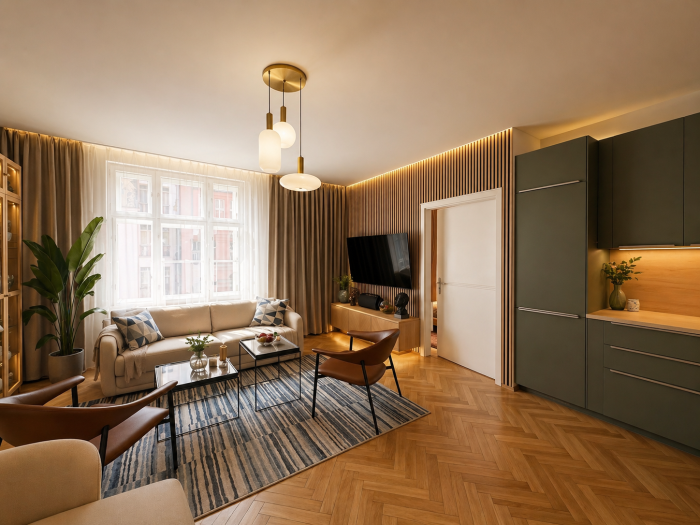 Reprezentativní 3+kk s výtahem a skvělou dostupností do centra