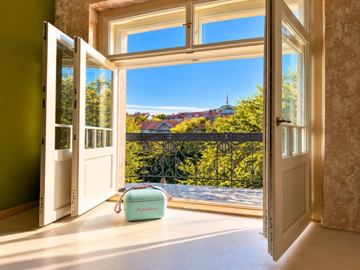 Pronájem stylového moderního bytu 46 m² s balkonem Vršovice Praha 10