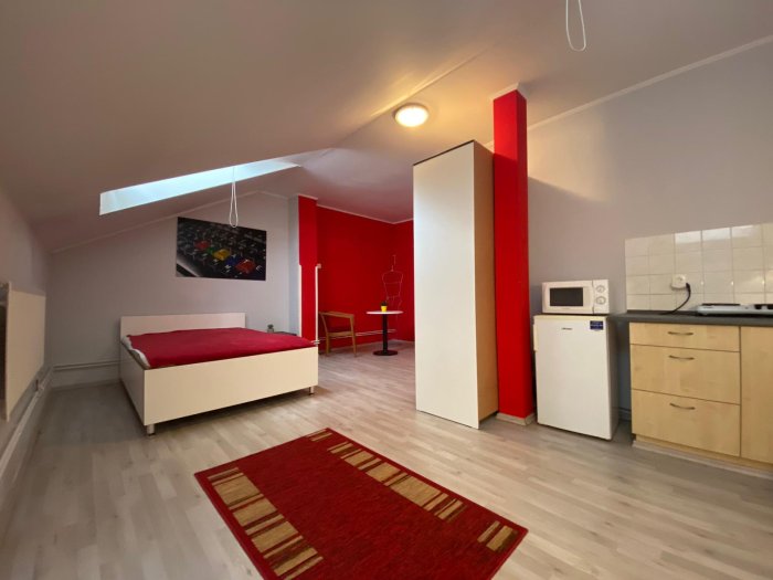 Pronájem zařízeného velkého studia Praha 3 - Žižkov blízko metra Florenc